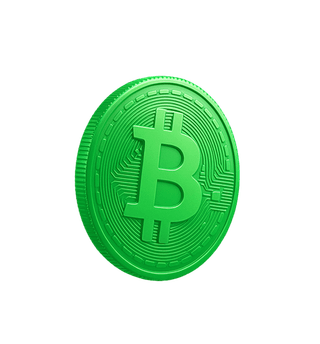 Pływająca karta z wizualizacją danych dotyczących analityki rynku kryptowalut